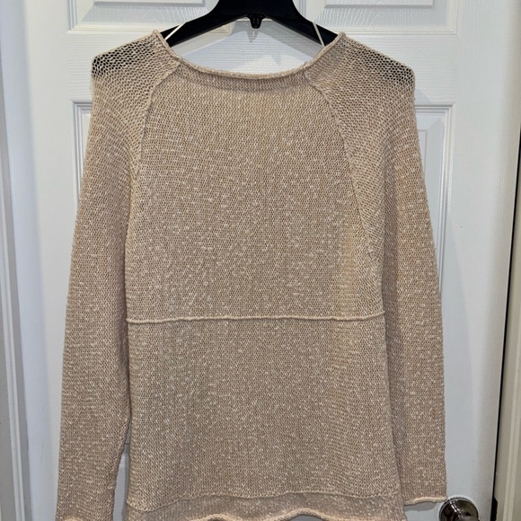 Free People Bright Lights V-Neck Sweater SZ  M - Picture 5 of 12
